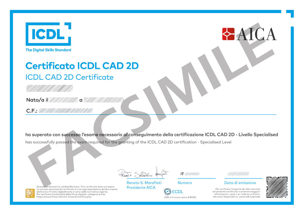 CORSO AUTOCAD (con 1 certificazione ICDL CAD 2D)