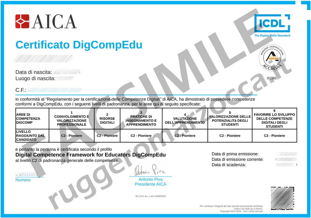 AICA DigCompEdu (Accredia)