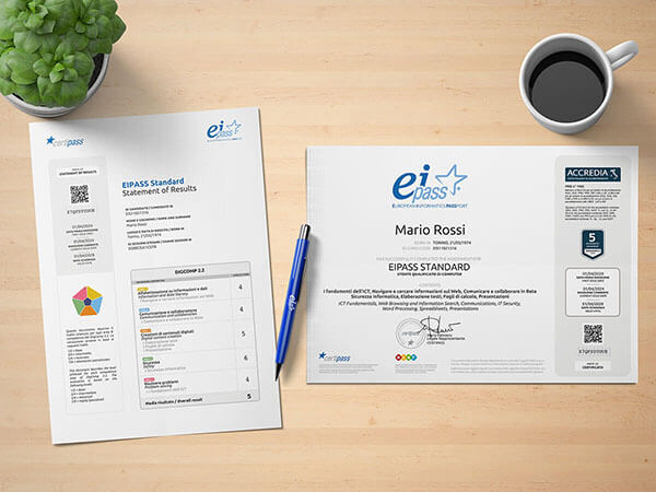 EIPASS STANDARD (Accredia + DigComp 2.2)